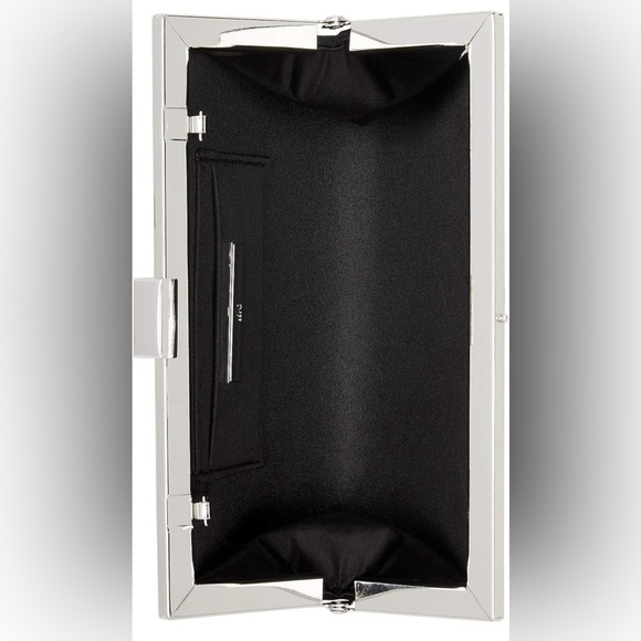 Inc International Concepts Clutch Loryy Sparkle Dressy Bag Rhinestone Black NWT - Picture 4 of 10